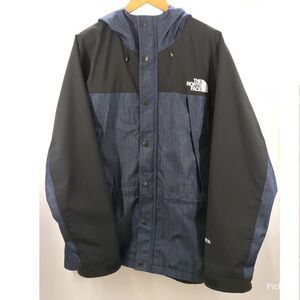 【中古】 ノース フェイス マウンテンパーカ インディゴ サイズXXL NP12032 THE NORTH FACE MOUNTAIN LIGHT DENIM JACKET ◆3104/磐田店