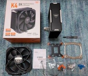 0611u0248　PC Cooler PCCOOLER LGA1700/AM5対応 130mmファン搭載 TDP230W対応 サイドフロー CPUクーラー K4-BK