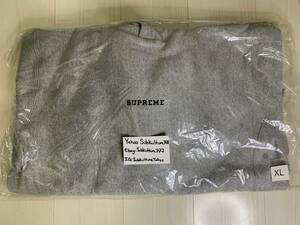 【新品】 Supreme　SMALL COLLEGIATE LOGO GREY HOODIE XL シュプリーム　Box Logo rare new グレー　希少