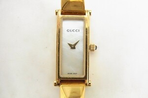 P543-J27-976◎ GUCCI グッチ 1500L レディース クォーツ 腕時計 現状品①◎