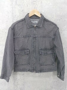 ◇ B:MING LIFE STORE by BEAMS ビームス 長袖 ジップアップ Gジャン デニム ジャケット サイズM ブラック系 レディース