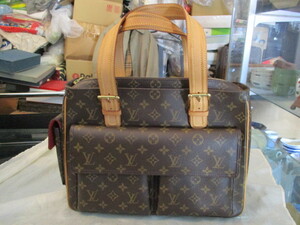 ■LOUIS VUITTON ルイヴィトン モノグラム　ミュルチ プリシテ ハンドバッグ ゴールド 金具 M51162　極美 　正規品■