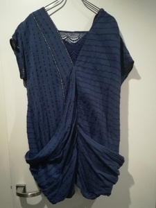 値下げ！archi アーキ 2011SS ワンピース AZALEA DRESS　★ネイビー★サイズM