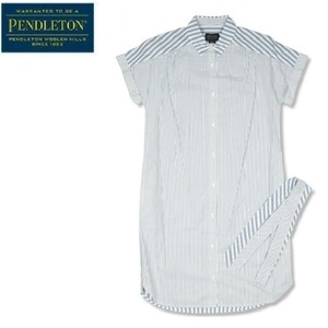 PENDLETON ペンドルトン S/Sボーイフレンドツーストライプドレス XS us レディース