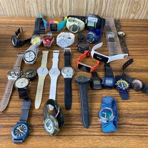 腕時計 大量 まとめ 28本 Swatch/CASIO /TUSA INPREXⅡ /GARMIN/EPSON/NOXIN/メンズ/レディース