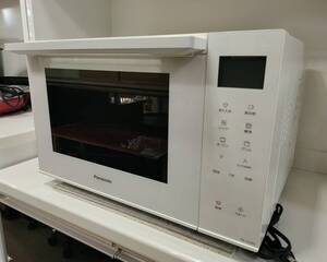 26美品　2021年製 パナソニック オーブンレンジ 23L ホワイト 1000Wインバーター 蒸気センサー NE-FS300-W　引き取り歓迎★