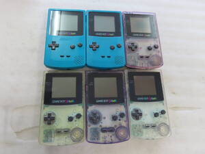 ☆ジャンク　Nintendo GAMEBOY COLOR ゲームボーイカラー×6個　　　②