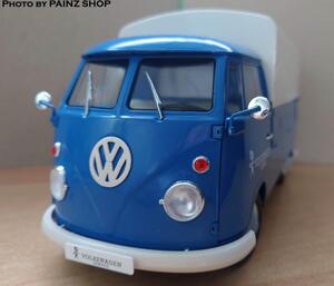 1/18 フォルクスワーゲン T1 ピックアップ サービスカー1950 ブルー VW T1 PICKUP SERVICE ソリド /SOLIDO製