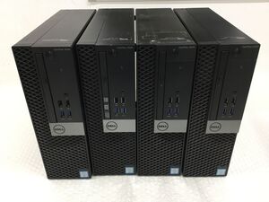 SR006-120【デスクトップPC4台まとめ】DELL/デル OPTIPLEX 3040 Intel corei5 8th Gen Inside パソコン/オプティプレックス/D11S/t