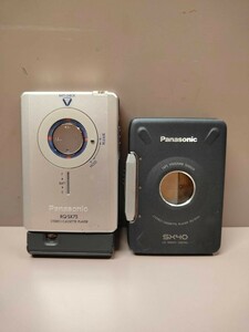 Y: Panasonic パナソニック RQ-SX75 RQ-SX40 ポータブルカセットプレーヤー 2点まとめて 動作未確認 現状品
