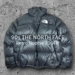 希少　90s THE NORTH FACE nuptse 肉厚　700FP L