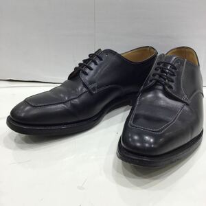 【BROOKS BROTHERS ブルックスブラザーズ】PEAL&CO メンズシューズ US7.5 ブラック レザー 2307oki