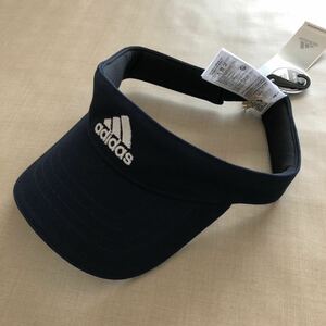 新品・未使用　adidas ゴルフ サンバイザー　◆ 54-57㎝ ◆ EKW69