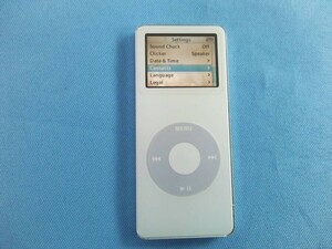 Apple　iPod nano A1137 2GB 　第1世代 本体のみ ★動作品！訳アリ