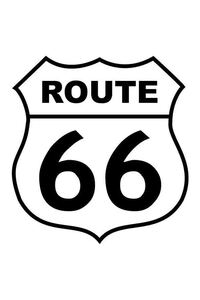 ステッカー　ROUTE 66