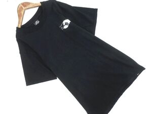 ネコポスOK POWERS パワーズ UNITED ARROWS ユナイテッドアローズ バックプリント Tシャツ sizeS/黒 ■◆ ☆ efc5 レディース