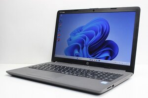 1円スタート ノートパソコン Windows11 HP Notebook PC 250 G7 15.6インチ 第8世代 Core i5 SSD256GB メモリ8GB WPS office カメラ 10キー