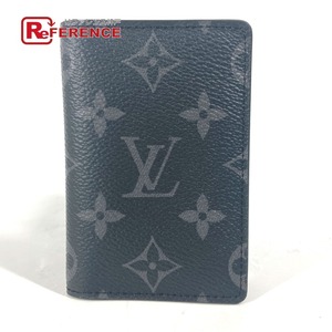 LOUIS VUITTON ルイヴィトン M61696 カードケース オーガナイザードゥポッシュ 名刺入れ パスケース モノグラムエクリプス 【中古】