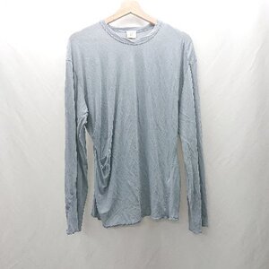 ◇ ΘΦ 6 UNITED ARROW コットン100% 長袖 ロングスリーブTシャツ ロンT サイズ表記なし サックス レディース E