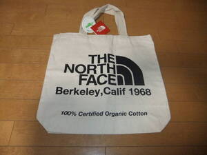 1点物【廃盤/未使用/NK】TNF オーガニックコットントート 新品タグ付き ノースフェイス Organic Cotton Tote 新品タグ付き 希少ロゴ デッド