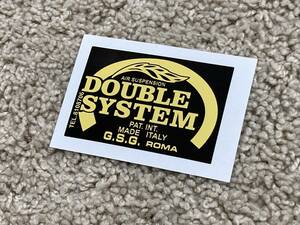 送料無料 DOUBLE SYSTEM ダブルシステム ステッカー 70mm × 48mm