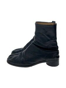 Maison Margiela◆TABI BOOTS/タビブーツ/ソール剥がれ有/41/ブラック/レザー/S57WU0153//