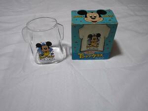 昭和レトロ　キリンレモン Tシャツグラス　ディズニー　ミッキーマウス　未使用、箱あり