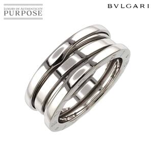 ブルガリ BVLGARI ビーゼロワン 3バンド #56 リング K18 WG ホワイトゴールド 750 指輪 B-ZERO1 Ring 90248239