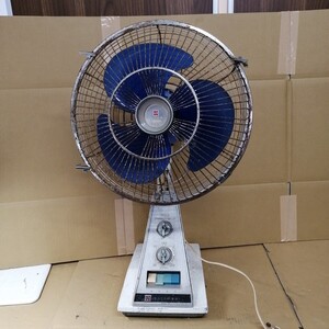 通電確認済 扇風機 ナショナル F-30EH electric fan アンティーク 昭和レトロ　ジャンク品 11608w