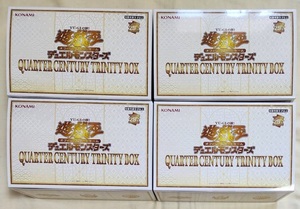 遊戯王 QUARTER CENTURY TRINITY BOX クォーター センチュリー トリニティ ボックス 未開封 4個セット