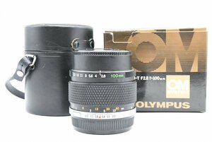 OLYMPUS オリンパス OM-SYSTEM E.ZUIKO AUTO-T F2.8 100mm 箱 カメラ レンズ 20802695