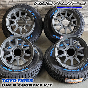 即納 タイヤホイール4本セット 鍛造 RAYS A-LAP-J 2122 Limited Edition 16×5.5J+20 5/139.7 オープンカントリー R/T 185/85R16 ジムニー