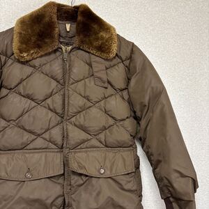 60s コンフィアウトドアガーメント ヴィンテージ デカタロン 襟ボア ダウンジャケット COMFY OUTDOOR GARMENT CLARK COATSジッパー