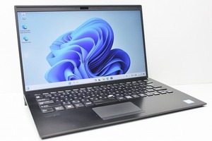 ノートパソコン Windows11 中古 VAIO Pro PK VJPK11C12N 14インチ 第8世代 Core i5 SSD256GB メモリ8GB Windows10 カメラ