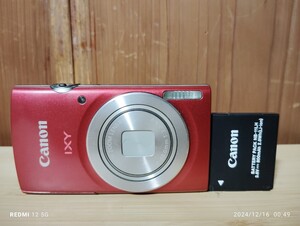 Canon キャノン IXY 200 レッド デジタル PC2333 