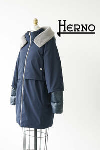 HERNO SUB ZERO ヘルノ ダウン ファー コート size 14A 1029242