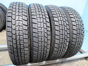 21年製バリ山 145/80R13 75Q ◆ダンロップ WINTER MAXX WM02◆ 4本 A1421 スタッドレス