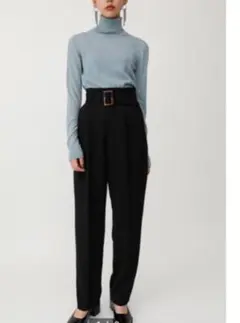 新品，未使用MOUSSY HIGH WAIST TUXEDO パンツ