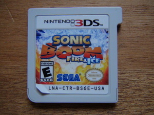 ニンテンドー 3DS Sonic Boom: Fire & Ice 北米版