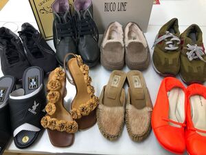 イ) 靴　おまとめ　8足　レディース Grace continentalシューズ スニーカー サンダル　 スリッポン　ニューバランス　UGG その他　色々