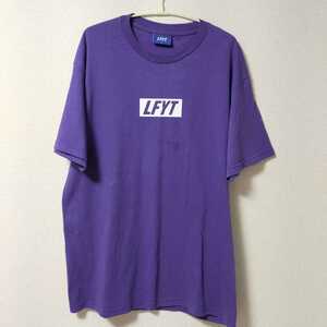 Lafayette ラファイエット LFYT ボックスロゴTシャツ 半袖 BOX LOGO L パープル(紫)