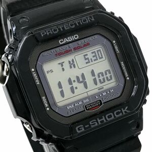 美品 CASIO カシオ G-SHOCK ジーショック 腕時計 GW-S5600U-1JF 電波ソーラー マルチバンド6 タフソーラー デジタル ブラック 動作確認済