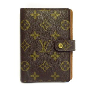 LOUIS VUITTON ルイヴィトン R20005 アジェンダPM モノグラム 手帳カバー 中古品 used B