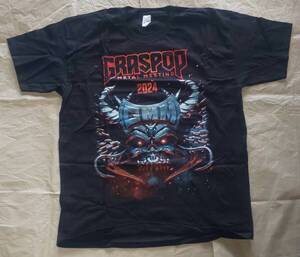 新品未使用 BABYMETAL 花冷え。出演フェス公式Ｔシャツ Graspop Metal Meeting 2024 Main2024 Tシャツ XLサイズ バックプリント有 GMM