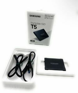 1円〜　Samsung 外付けSSD T5 1TB フラッシュメモリー　ヘッドセット　 SSD ストレージ　Samsung Portable SSD ポータブル 外付け