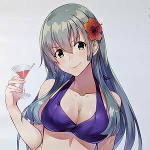 艦これ B2ポスター 鈴谷 一番くじ 水着