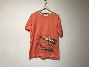 本物グリーンクラブGREENCLUBSコットンBUGSBUNNYバックスバニープリント半袖Tシャツメンズサーフアメカジミリタリーピンク3日本製L