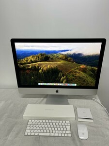 Core i5-9600K/Radeon Pro Vega 48/メモリ64G●Apple iMac(Retina 5K，27インチ，2019)　Model A2115●中古・動作保証無・現状品