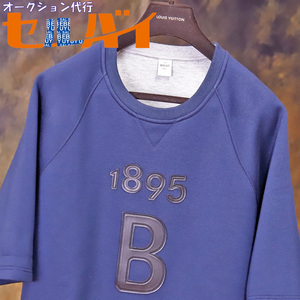 本物 新品 ベルルッティ 完売 Sweater With Leather Logo レザーロゴ付きセーター サイズM トップス ジャケット 国内正規品 Berluti