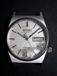 セイコー SEIKO クロノス Chronos クォーツ 3針 デイデイト 8123-7130 男性用 メンズ 腕時計 z648 ジャンク